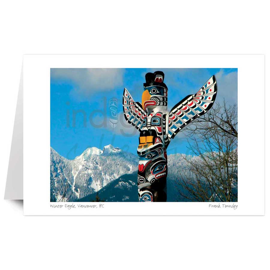 Winter Eagle, Vancouver, BC by artist Frank Townsley