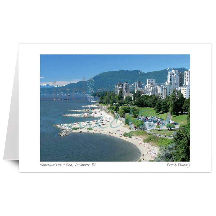 Vancouver's West End, Vancouver, BC by artist Frank Townsley