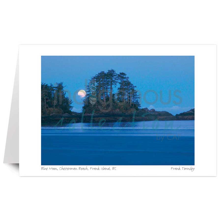 Blue Moon, Chesterman Beach, Frank Island, BC by artist Frank Townsley