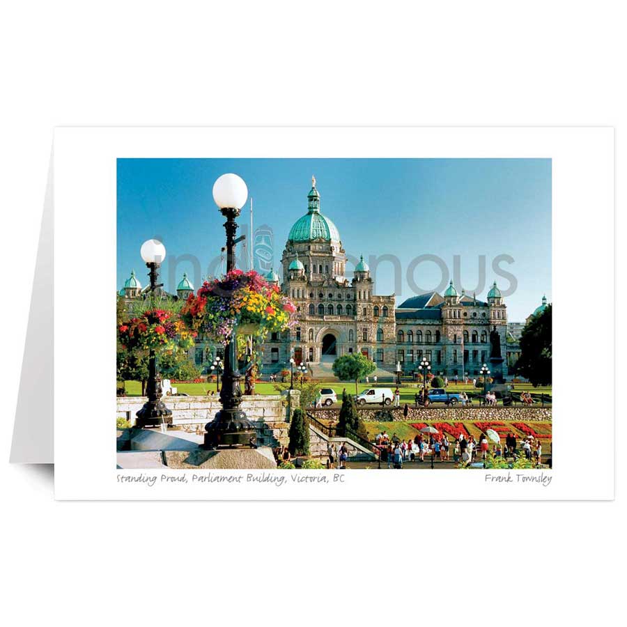 Standing Proud, Parliament Building, Victoria, Vancouver Island, BC by artist Frank Townsley