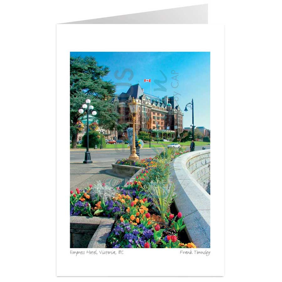 Empress Hotel, Victoria, Vancouver Island, BC by artist Frank Townsley