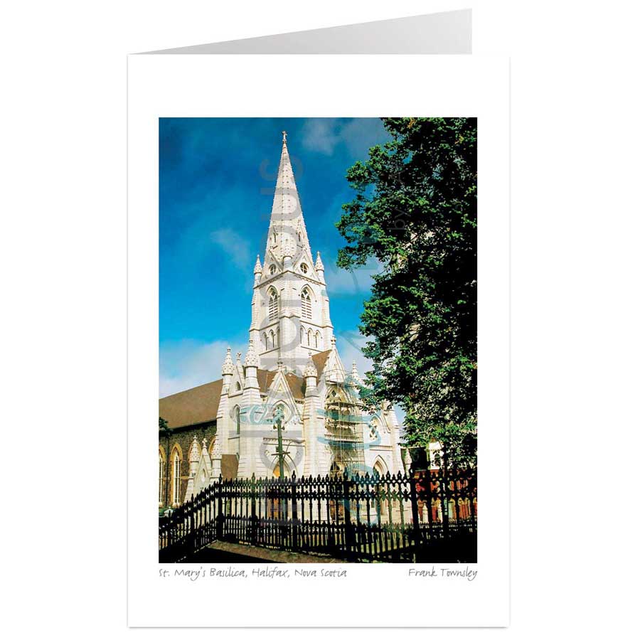St. Mary's Basilica, Halifax, Nova Scotia by artist Frank Townsley