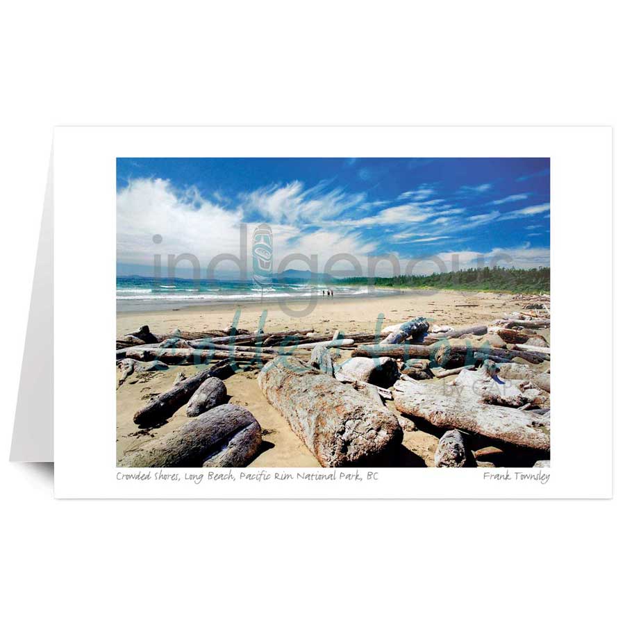 Crowded Shores, Long Beach, Pacific Rim National Park, Vancouver Island, BC by artist Frank Townsley