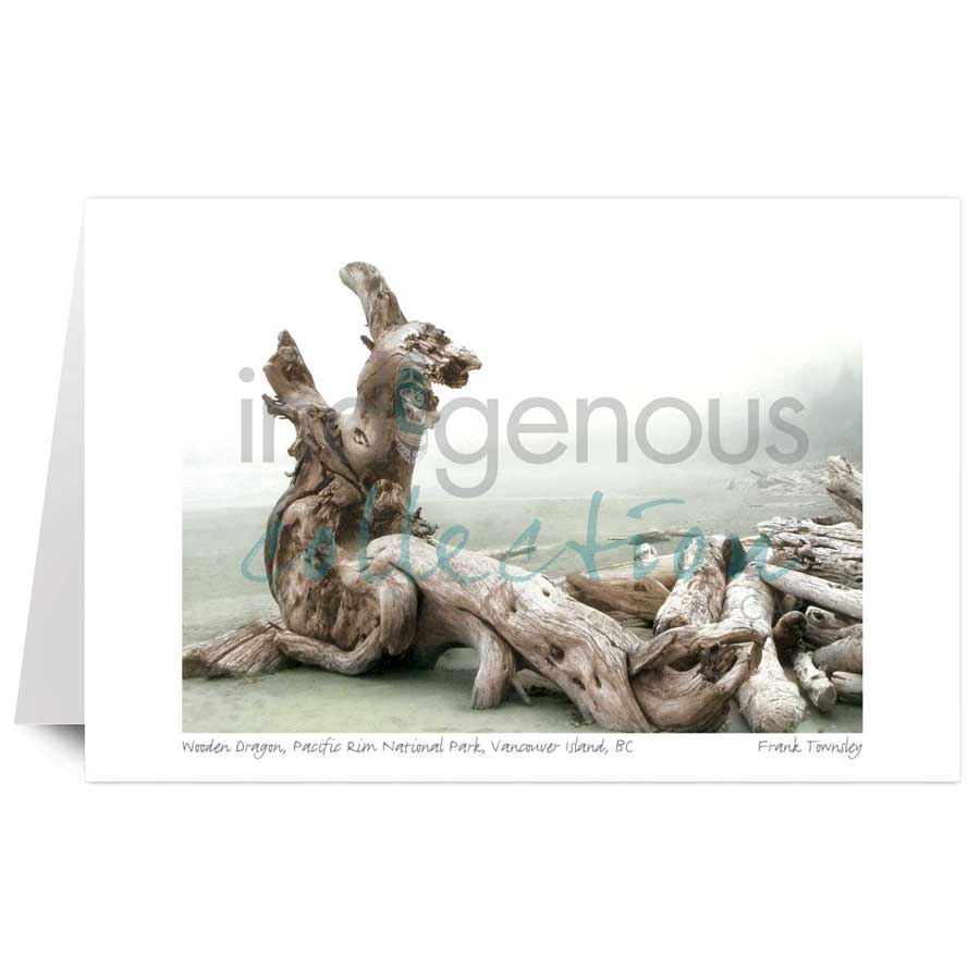 Wooden Dragon, Pacific Rim National Park, Vancouver Island, BC by artist Frank Townsley