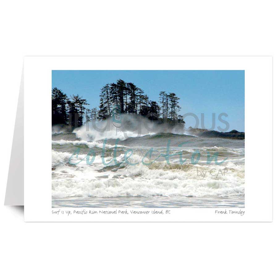 Surf Is Up, Pacific Rim National Park, Vancouver Island, BC by artist Frank Townsley
