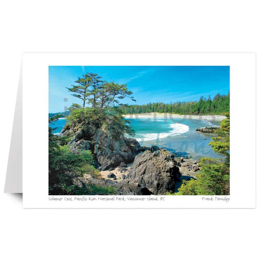 Schooner Cove, Pacific Rim National Park, Vancouver Island, BC by artist Frank Townsley