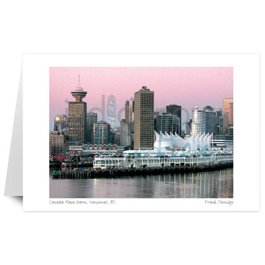 Canada Place Dawn, Vancouver, BC by artist Frank Townsley