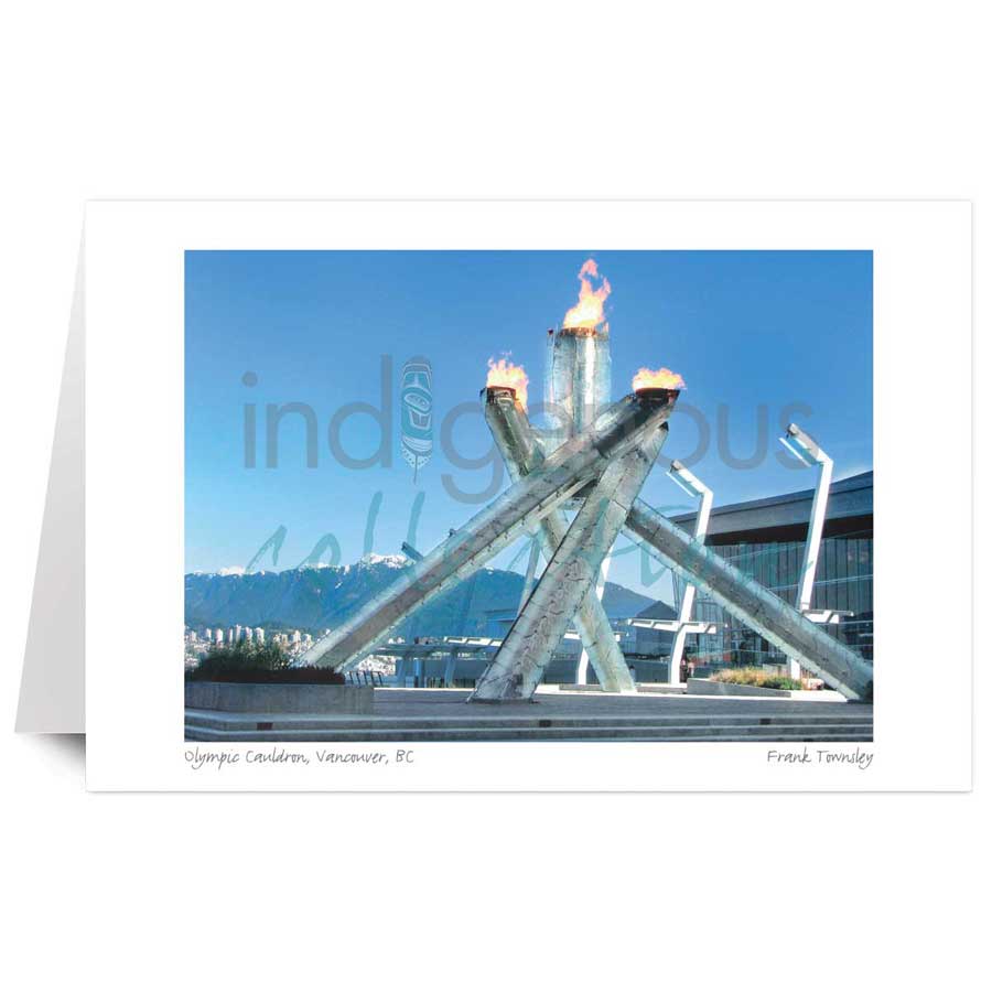 Olympic Cauldron, Vancouver, BC by artist Frank Townsley