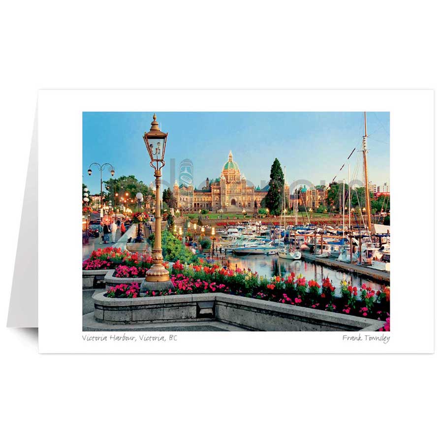 Victoria Harbour, Victoria, BC by artist Frank Townsley