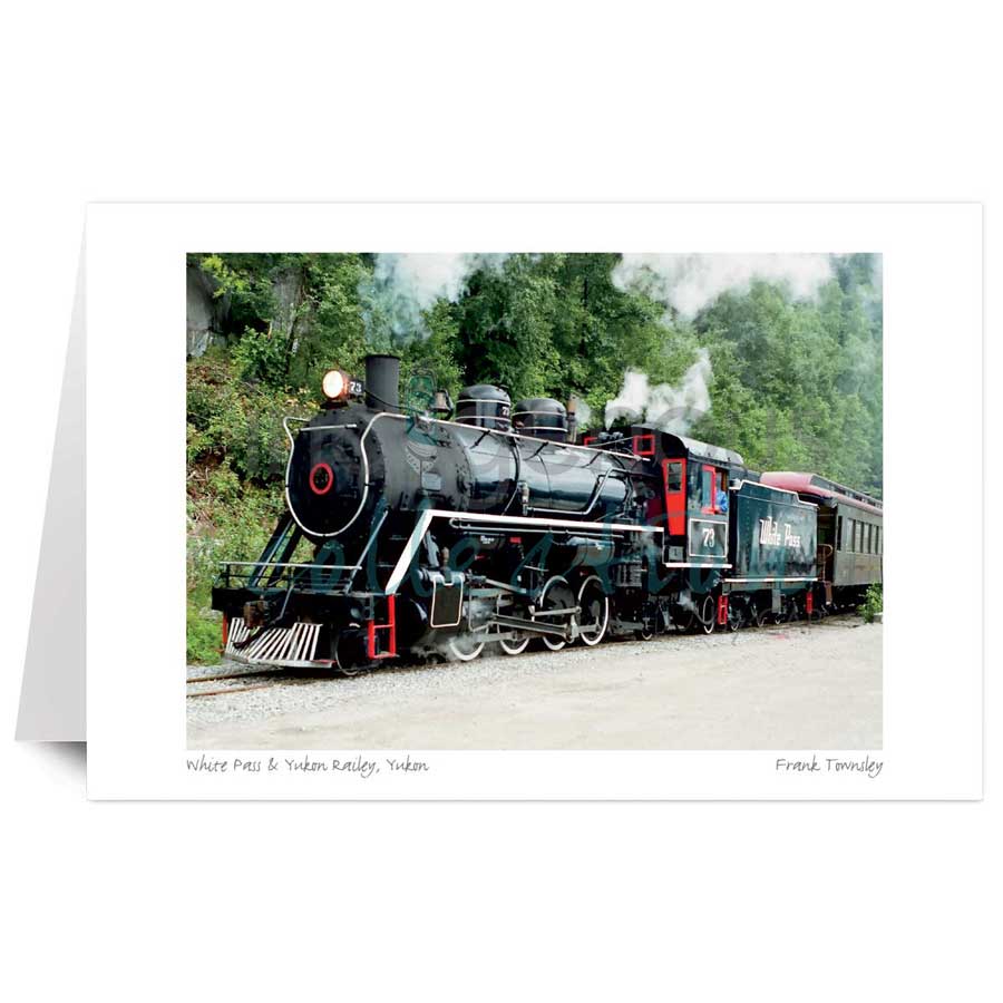 White Pass & Yukon Railey, Yukon by artist Frank Townsley