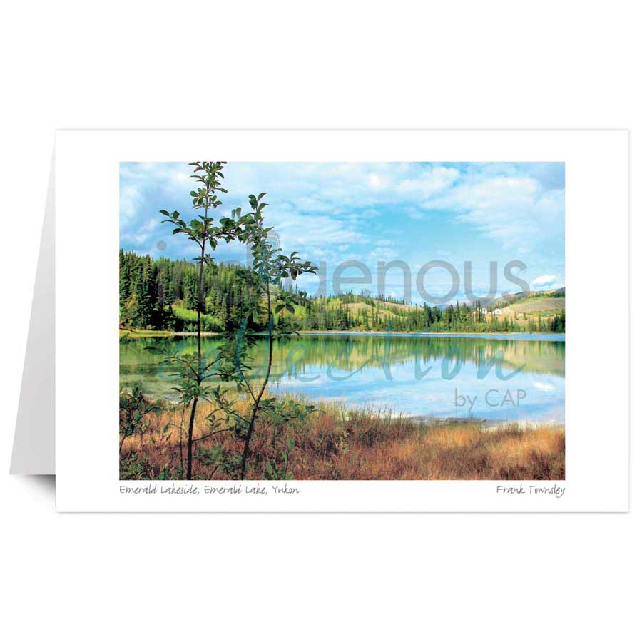 Emerald Lakeside, Emerald Lake, Yukon by artist Frank Townsley