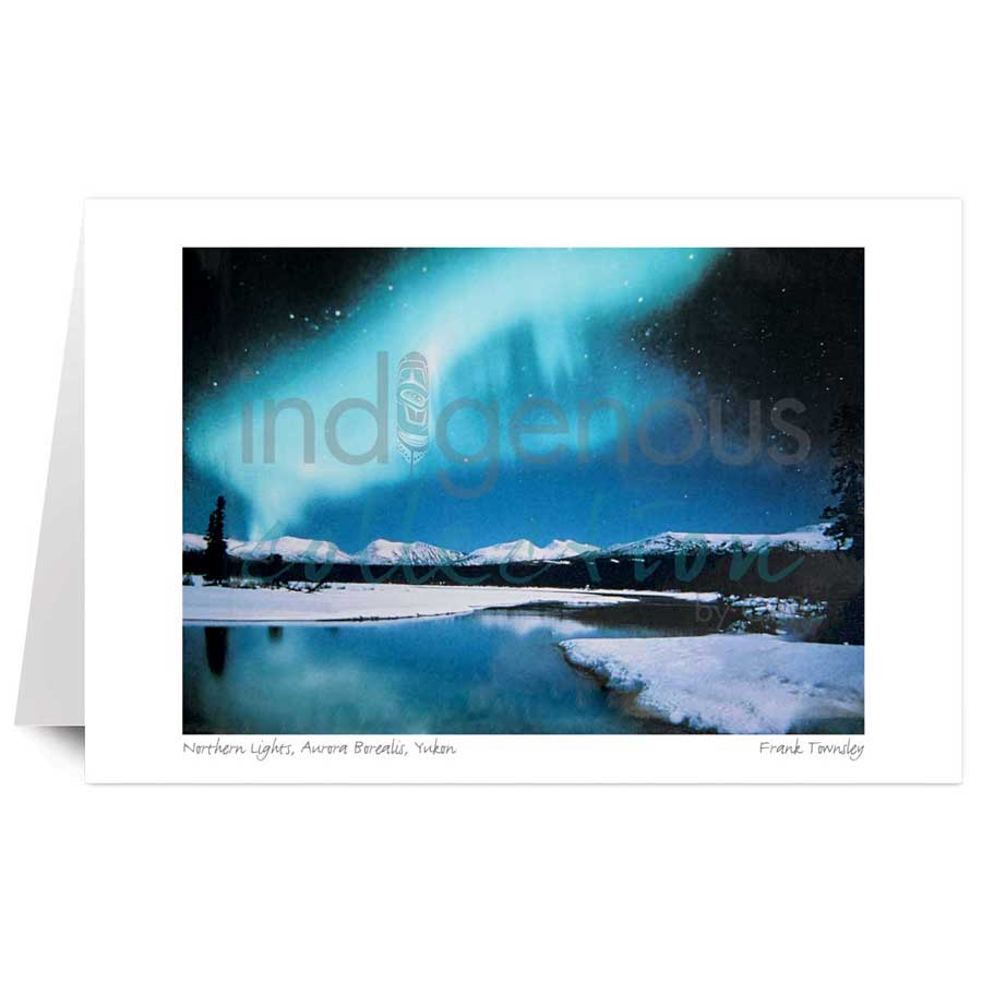 Northern Lights, Aurora Borealis, Yukon by artist Frank Townsley
