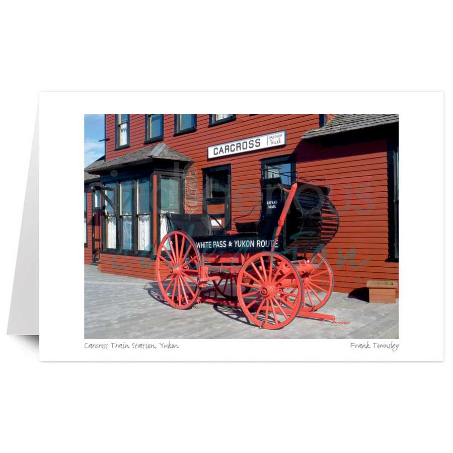 Carcross Train Station, Yukon by artist Frank Townsley