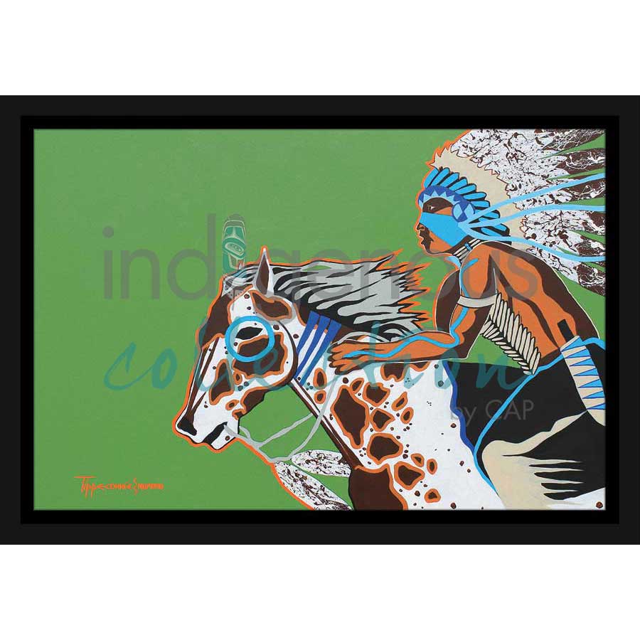 Southern Thunder by artist Eric Tippeconnic - Comanche. Indigenous Collection