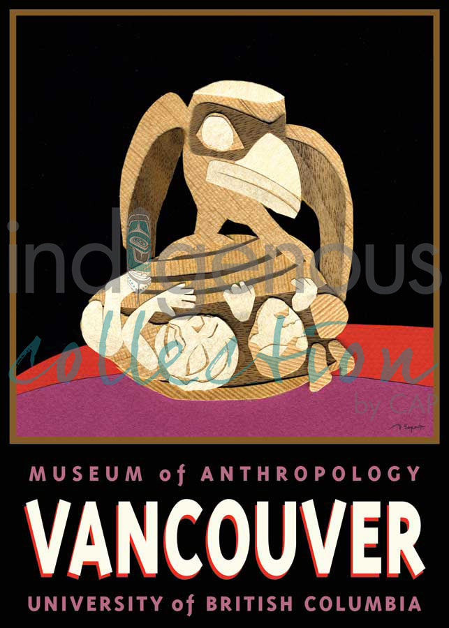 Museum of Anthropology, Vancouver by artist Del Miller
