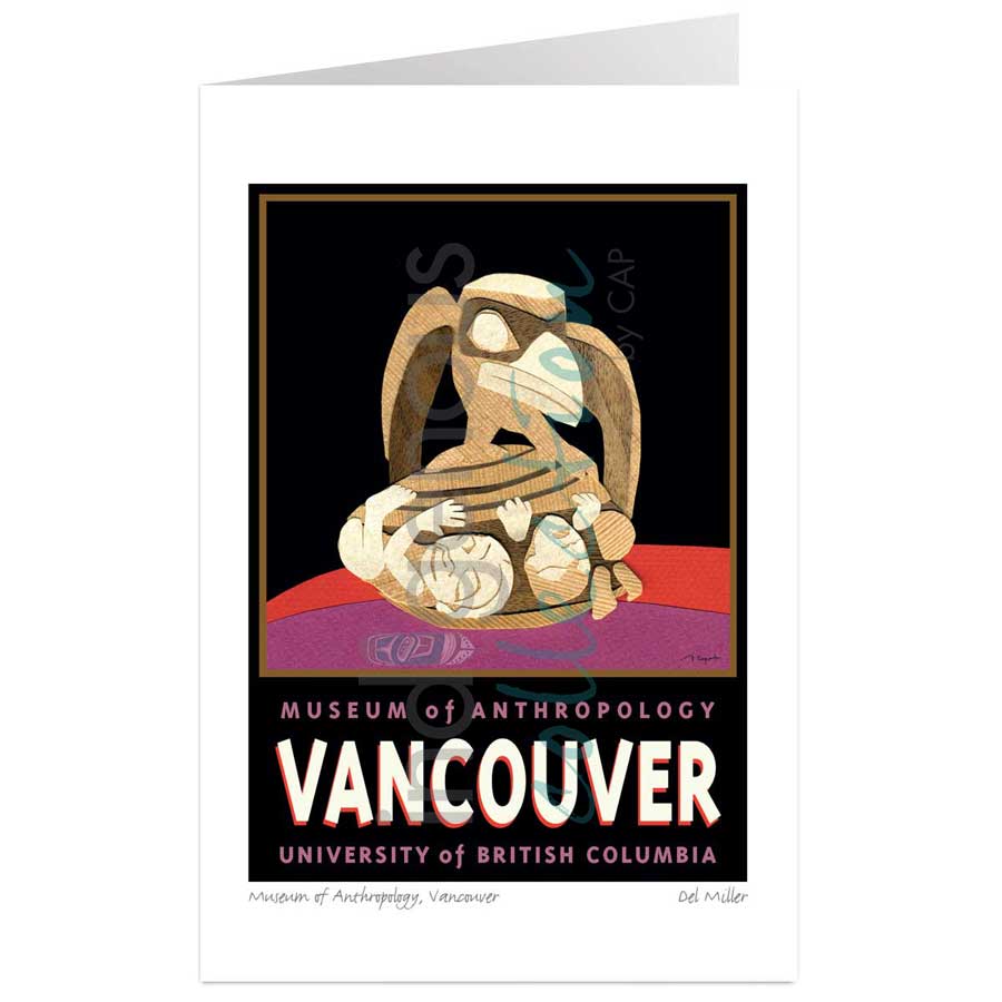 Museum of Anthropology, Vancouver by artist Del Miller