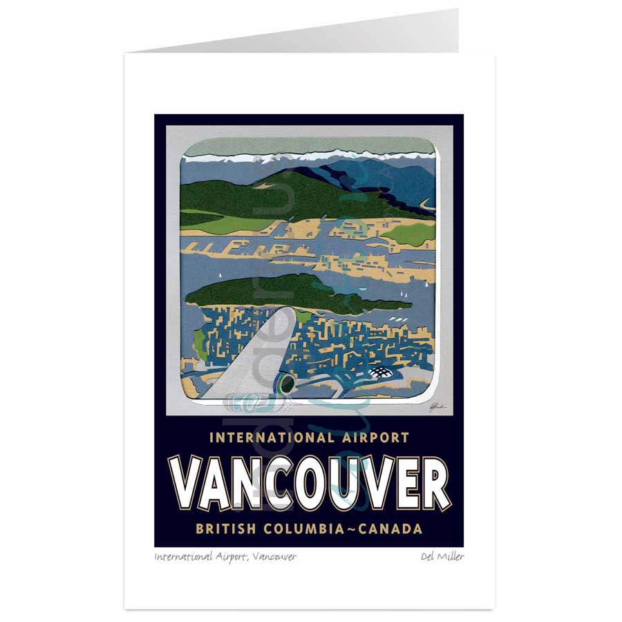 International Airport, Vancouver by artist Del Miller
