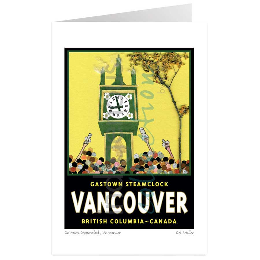 Gastown Steamclock, Vancouver by artist Del Miller