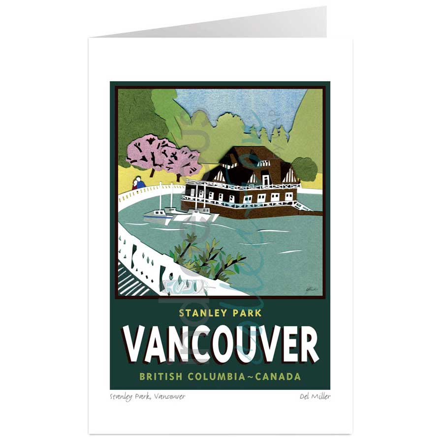 Stanley Park, Vancouver by artist Del Miller