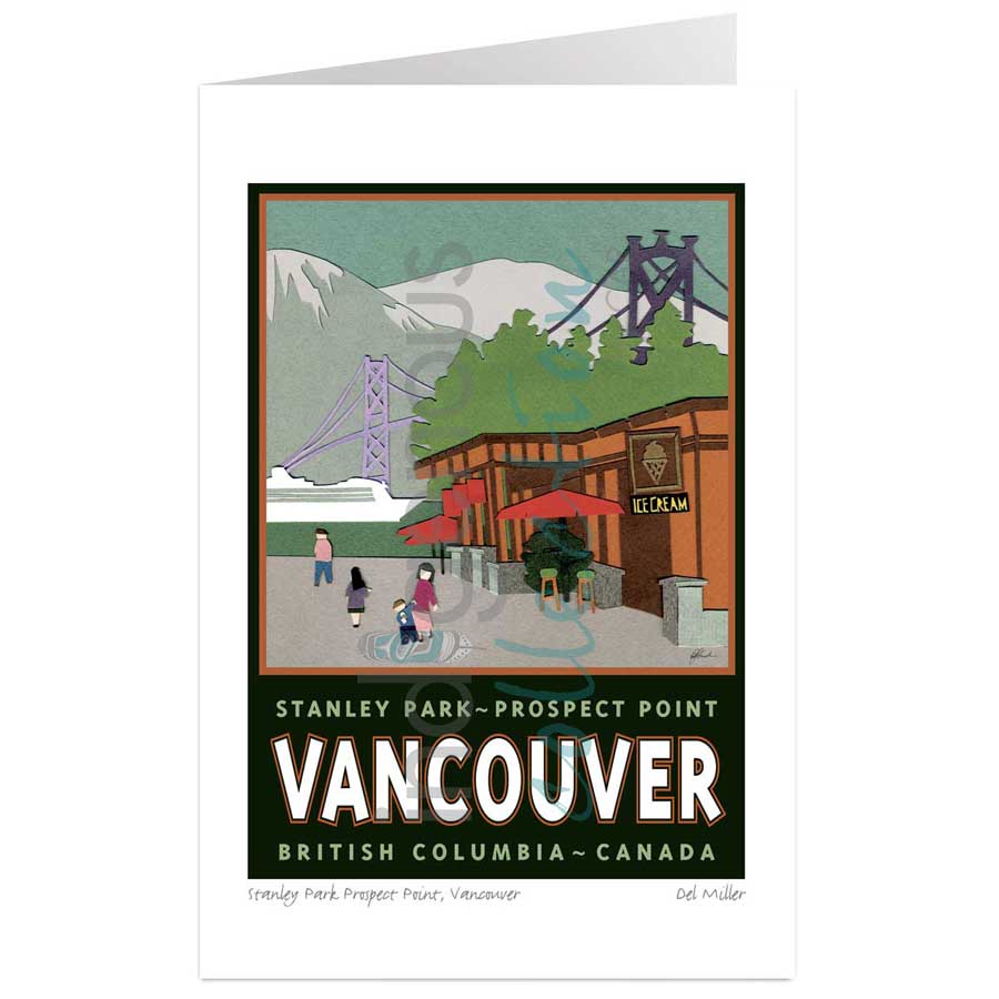 Stanley Park Prospect Point, Vancouver by artist Del Miller