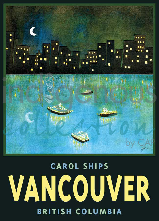 Carol Ships, Vancouver by artist Del Miller