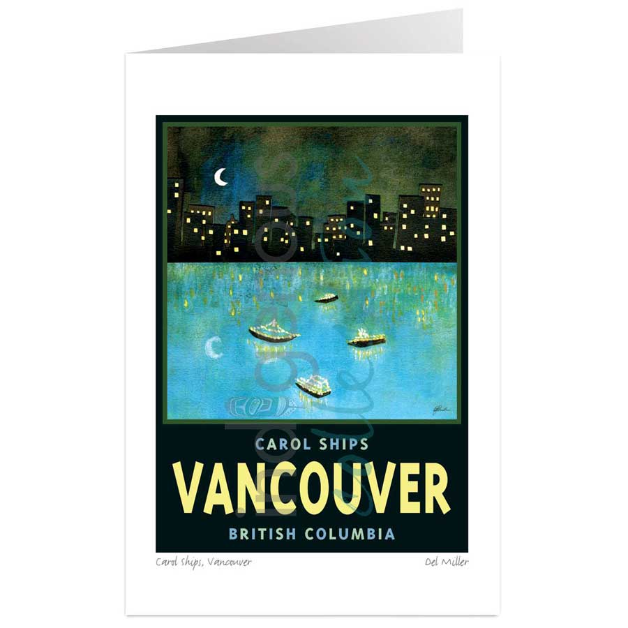 Carol Ships, Vancouver by artist Del Miller