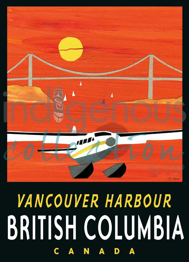Vancouver Harbour by artist Del Miller
