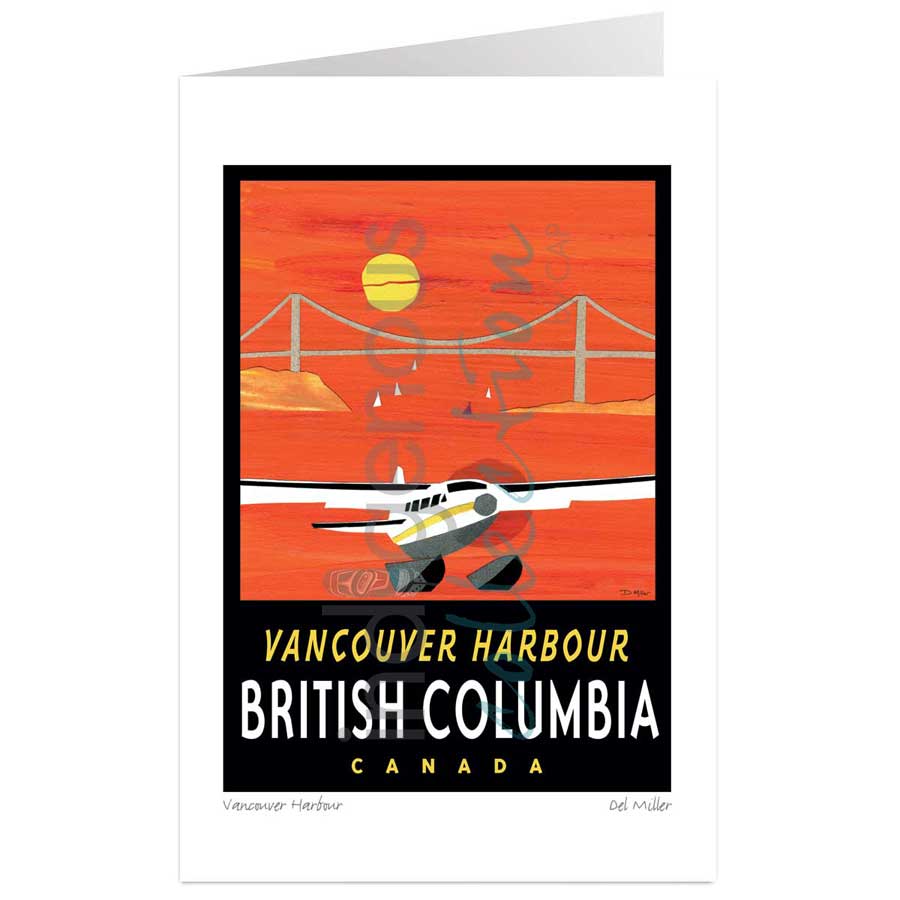Vancouver Harbour by artist Del Miller