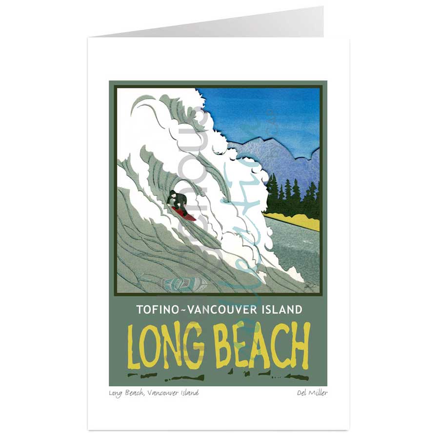 Long Beach, Vancouver Island by artist Del Miller