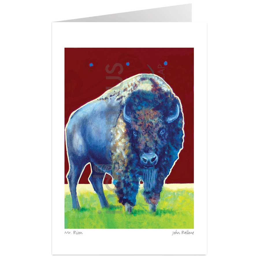 Mr. Bison by artist John Balloue