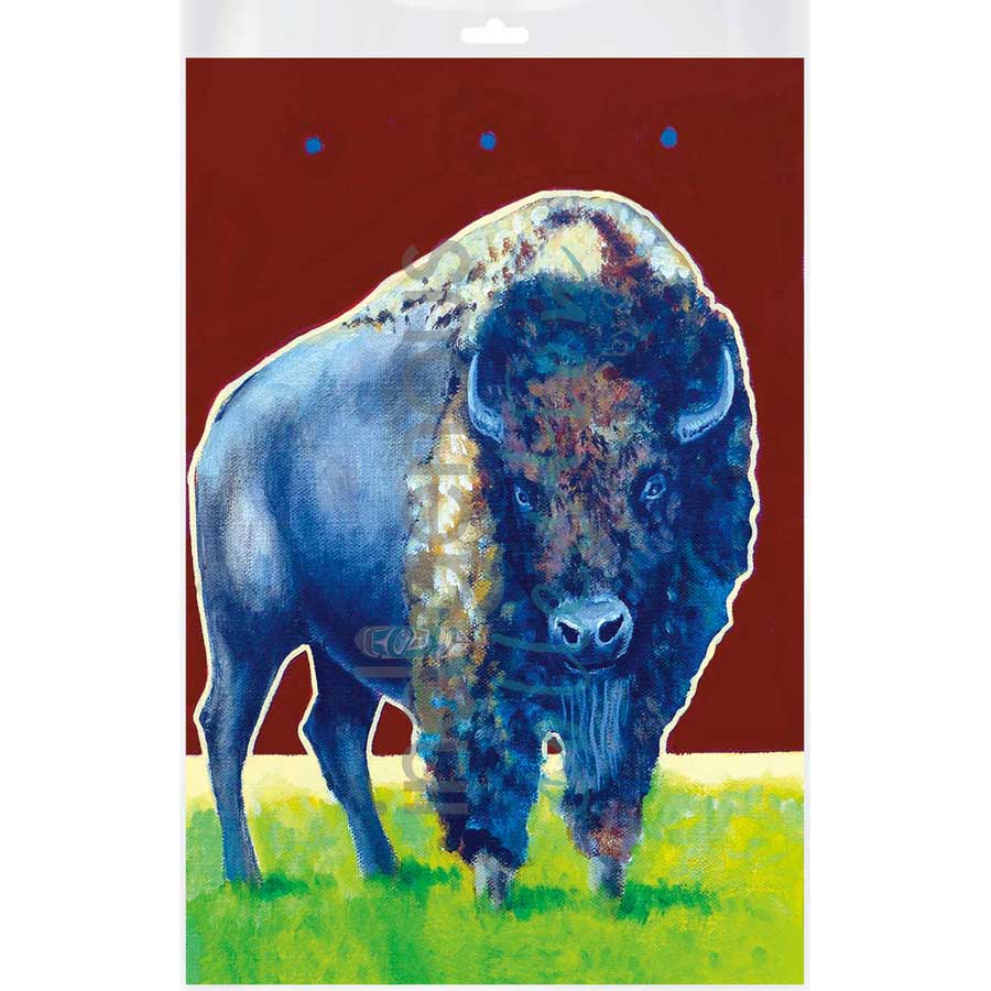Mr. Bison by artist John Balloue - Cherokee. Indigenous Collection