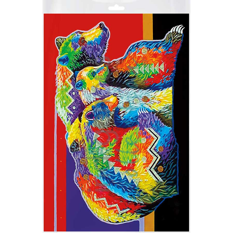 Keeping the Family Close by artist John Balloue - Cherokee. Indigenous Collection
