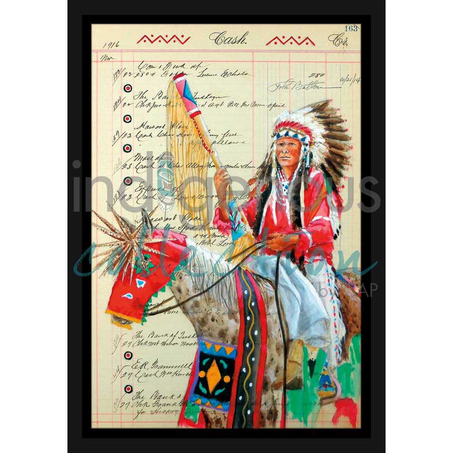 All Decked Out by artist John Balloue - Cherokee. Indigenous Collection