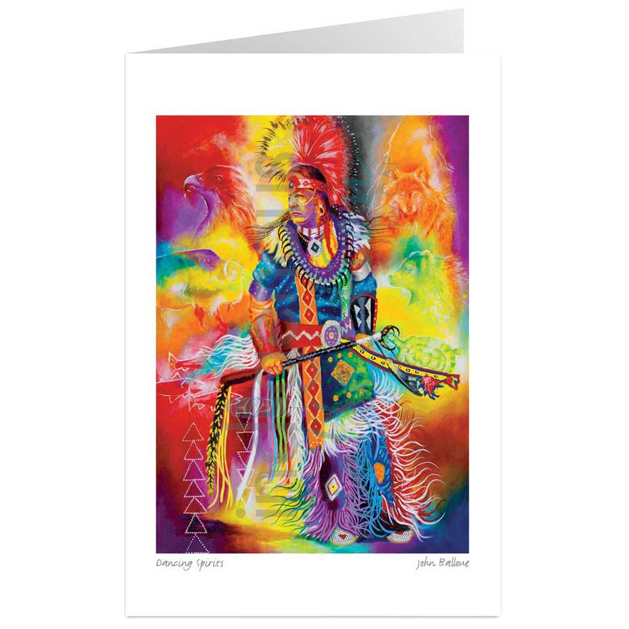 Dancing Spirits by artist John Balloue