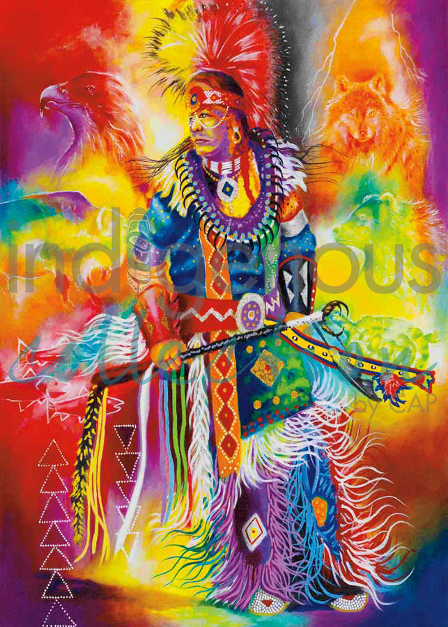 Dancing Spirits by artist John Balloue