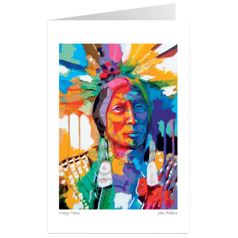 Many Horns by artist John Balloue