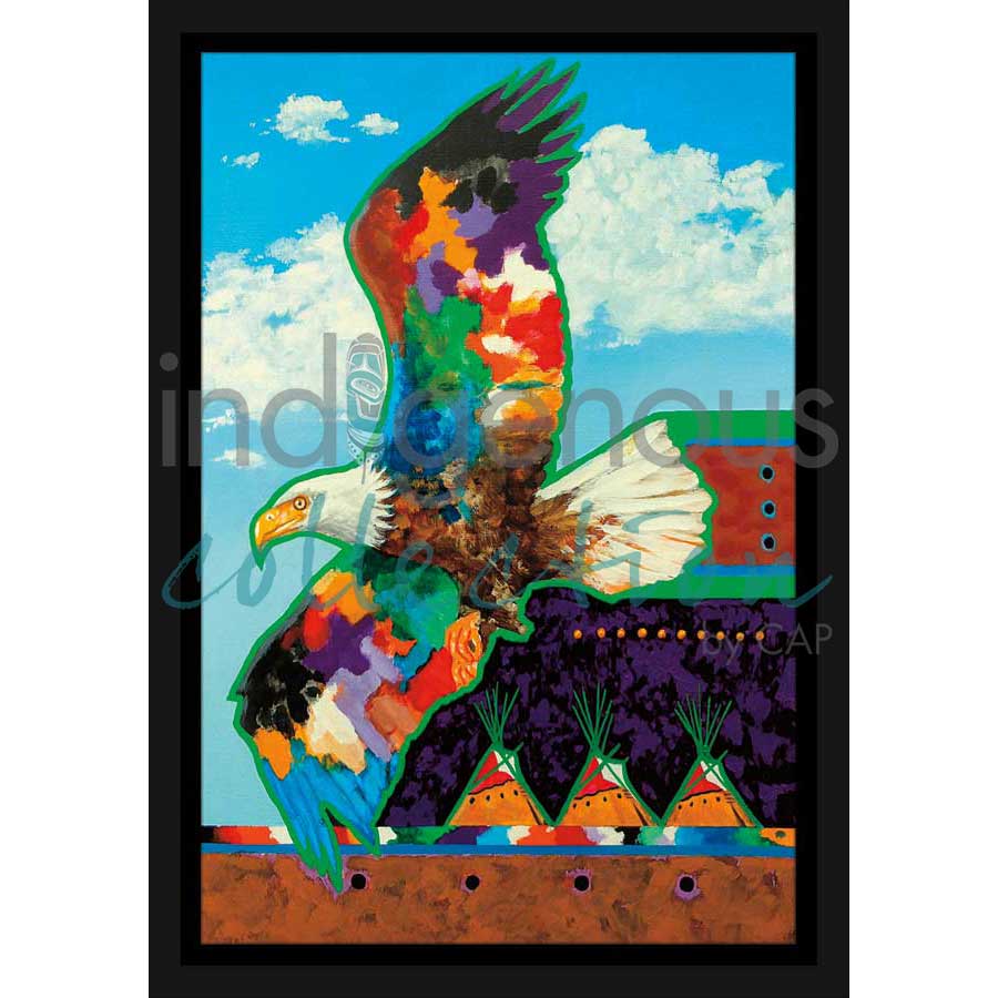 Messenger From Above by artist John Balloue - Cherokee. Indigenous Collection
