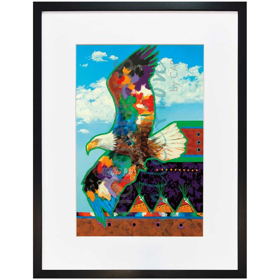 Messenger From Above by artist John Balloue - Cherokee. Indigenous Collection