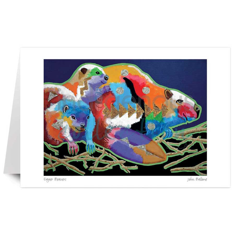 Eager Beavers by artist John Balloue