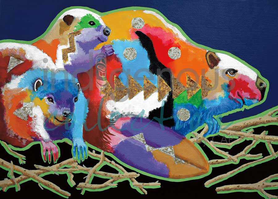 Eager Beavers by artist John Balloue