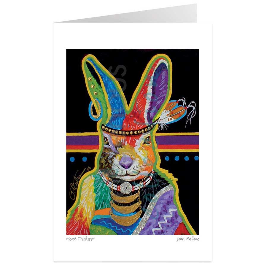 Head Trickster by artist John Balloue
