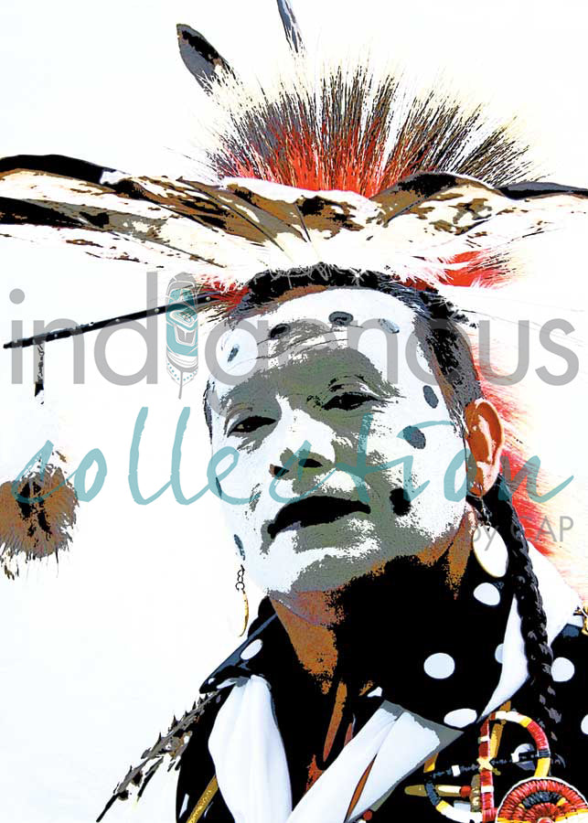 Powwow Dancer Mickey by artist Becky Olvera Schultz