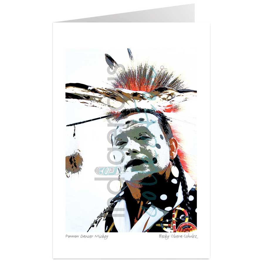 Powwow Dancer Mickey by artist Becky Olvera Schultz