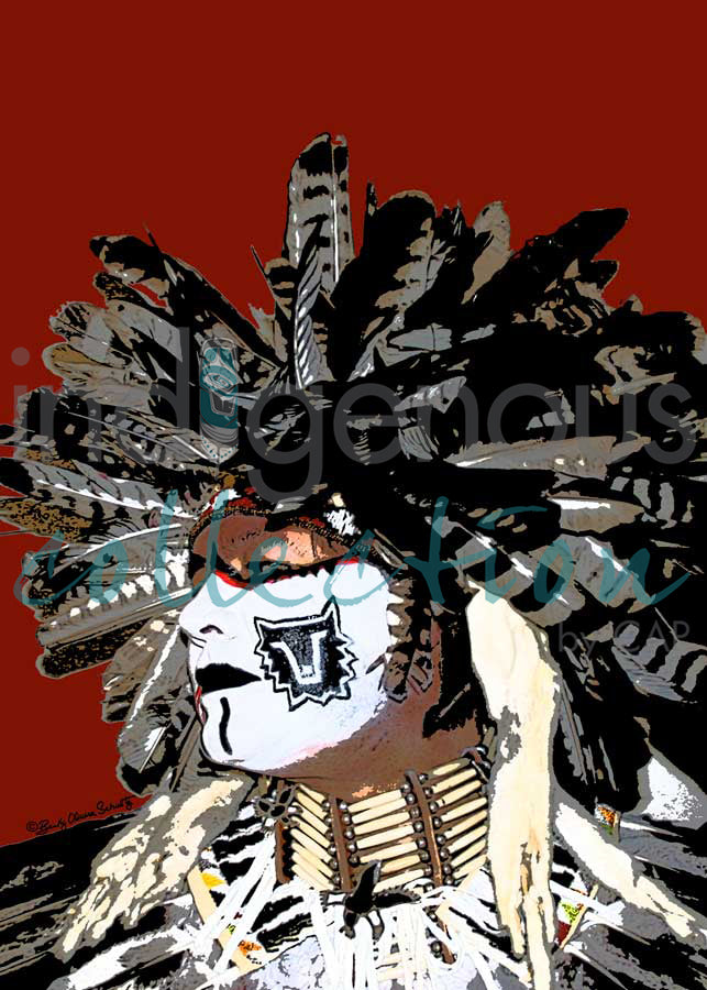 Powwow Dancer Percy by artist Becky Olvera Schultz