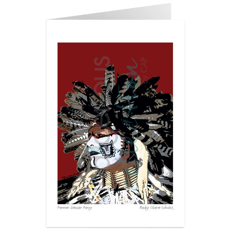 Powwow Dancer Percy by artist Becky Olvera Schultz