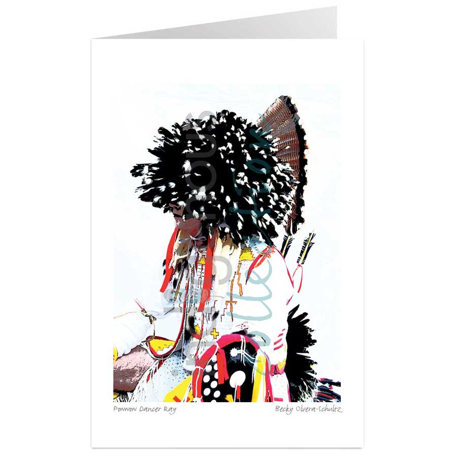 Powwow Dancer Ray by artist Becky Olvera Schultz