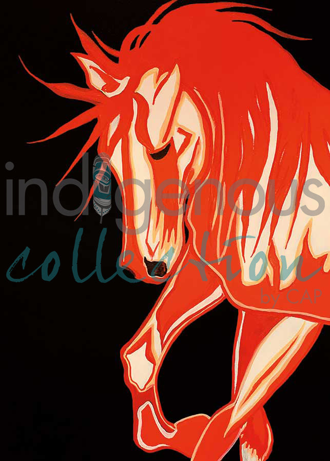 Comanche Pony by artist Eric Tippeconnic