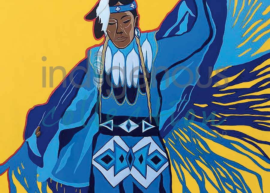 Girl on Fire by artist Eric Tippeconnic