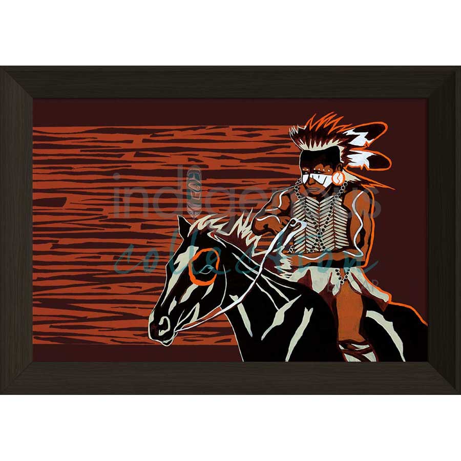 Here Comes the Hotstepper by artist Eric Tippeconnic - Comanche. Indigenous Collection