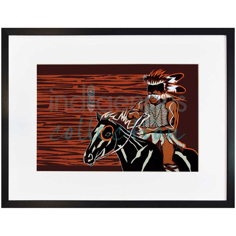 Here Comes the Hotstepper by artist Eric Tippeconnic - Comanche. Indigenous Collection